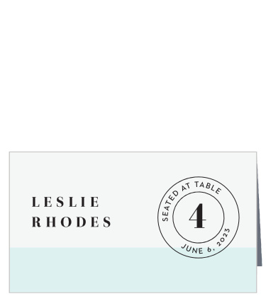 Sheer Stripe Place Cards