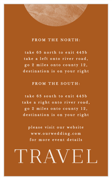 Earthy Mod Direction Cards