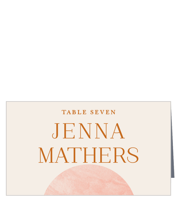 Earthy Mod Place Cards