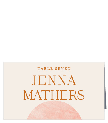 Earthy Mod Place Cards