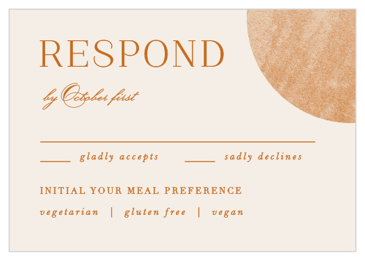 Earthy Mod Response Cards