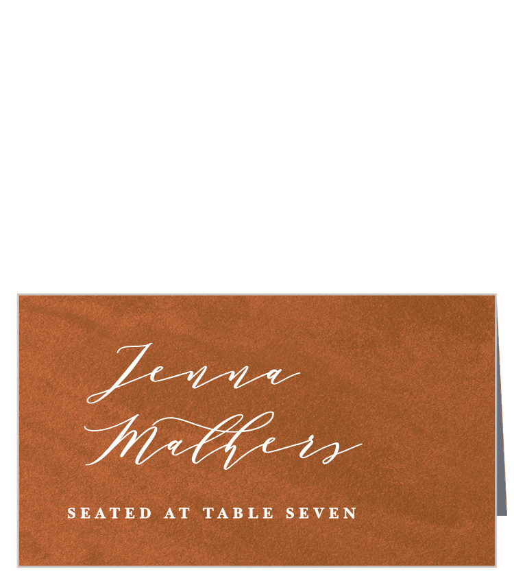 Sandstone Rust Place Cards