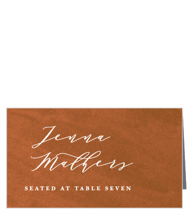 Sandstone Rust Place Cards