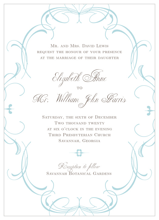 Flourish Charm Wedding Invitations