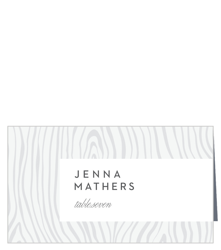 Wood Plank Place Cards