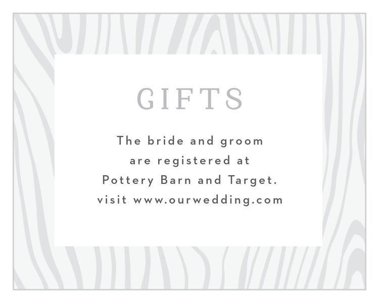 Wood Plank Registry Cards