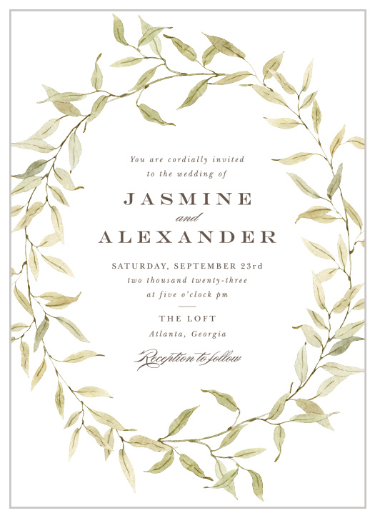 Kickstart your dream wedding by choosing our Vintage Classic Wedding Invitations to send to your closest friends and family!