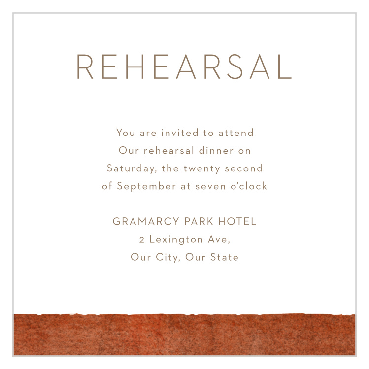 Red Rock Rehearsal Cards