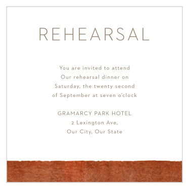 Red Rock Rehearsal Cards