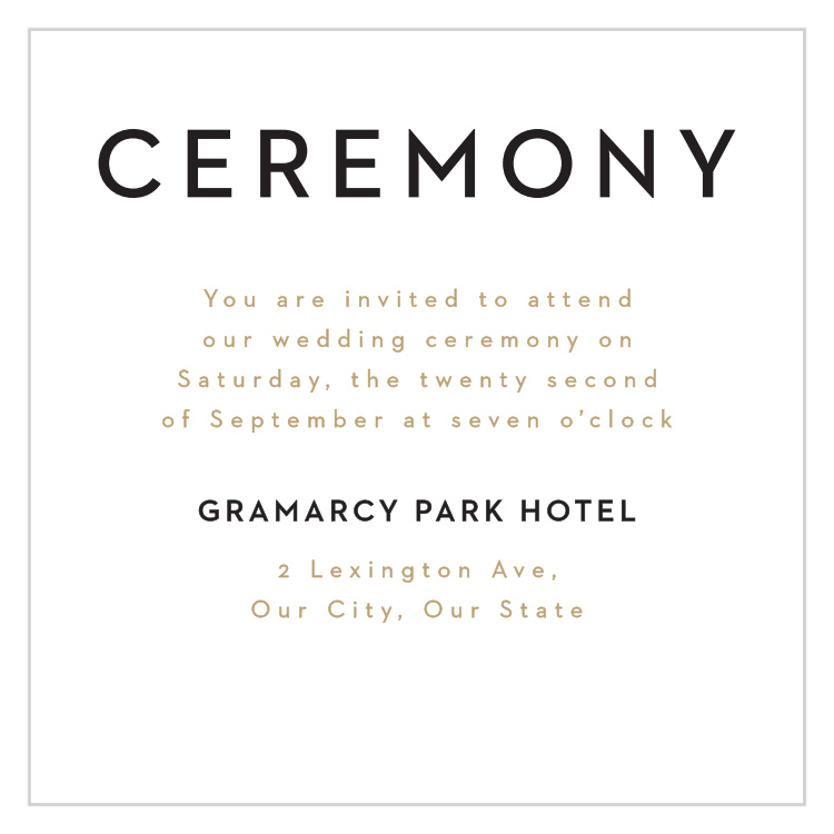 Mod Grid Ceremony Cards