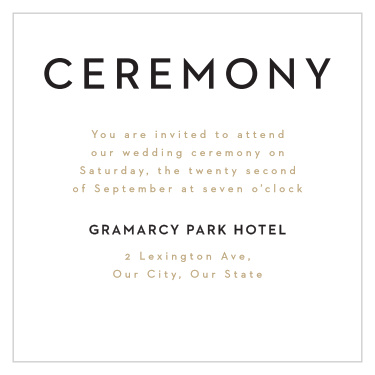 Mod Grid Ceremony Cards