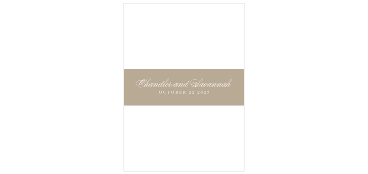Garden Roses Wedding Belly Bands