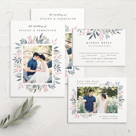 Sweetly Framed Wedding Invitations