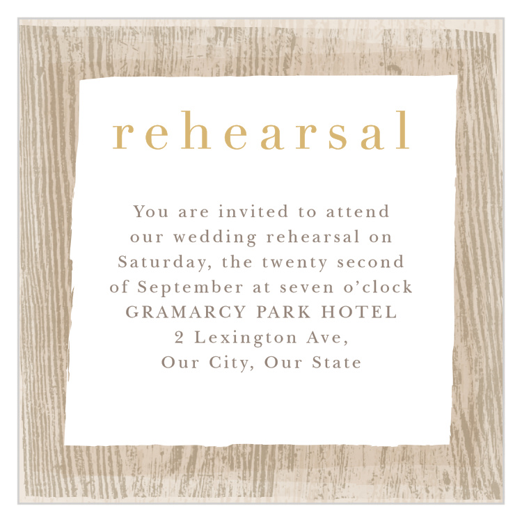 Wood Collage Rehearsal Cards