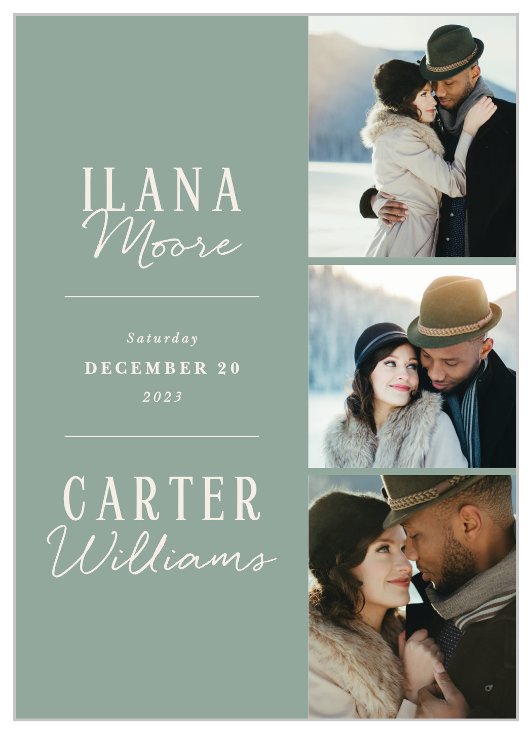 Picturesque Tea Wedding Invitations