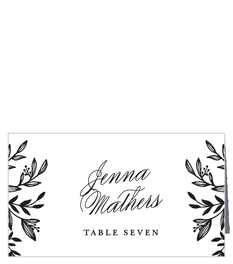Pen Drawn Place Cards