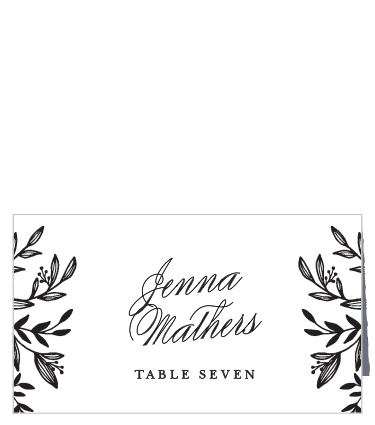 Pen Drawn Place Cards