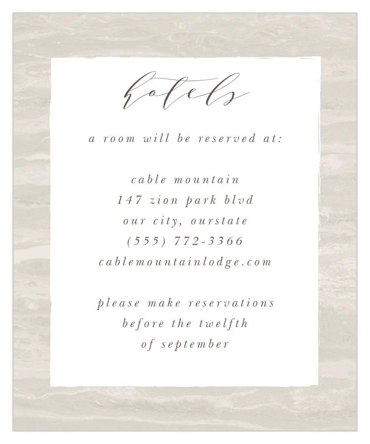 Aspen Trees Accommodation Cards