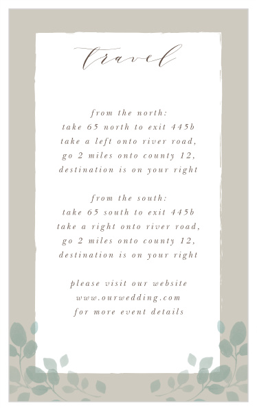 Aspen Trees Direction Cards