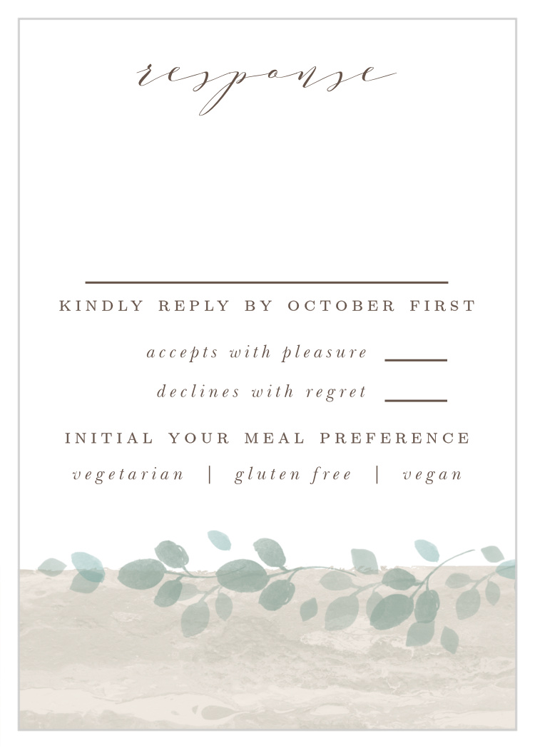 Aspen Trees Response Cards