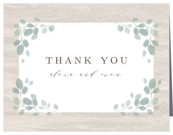 Aspen Trees Wedding Thank You Cards