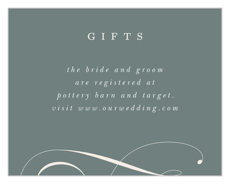 Ornate Framing Registry Cards