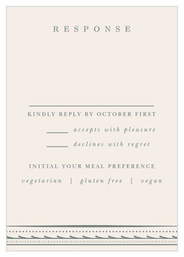 Ornate Framing Response Cards
