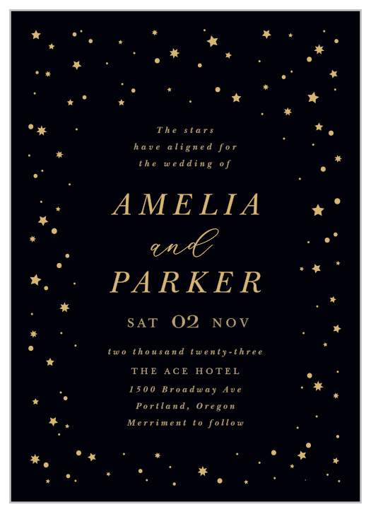 Shining Bright Wedding Invitations