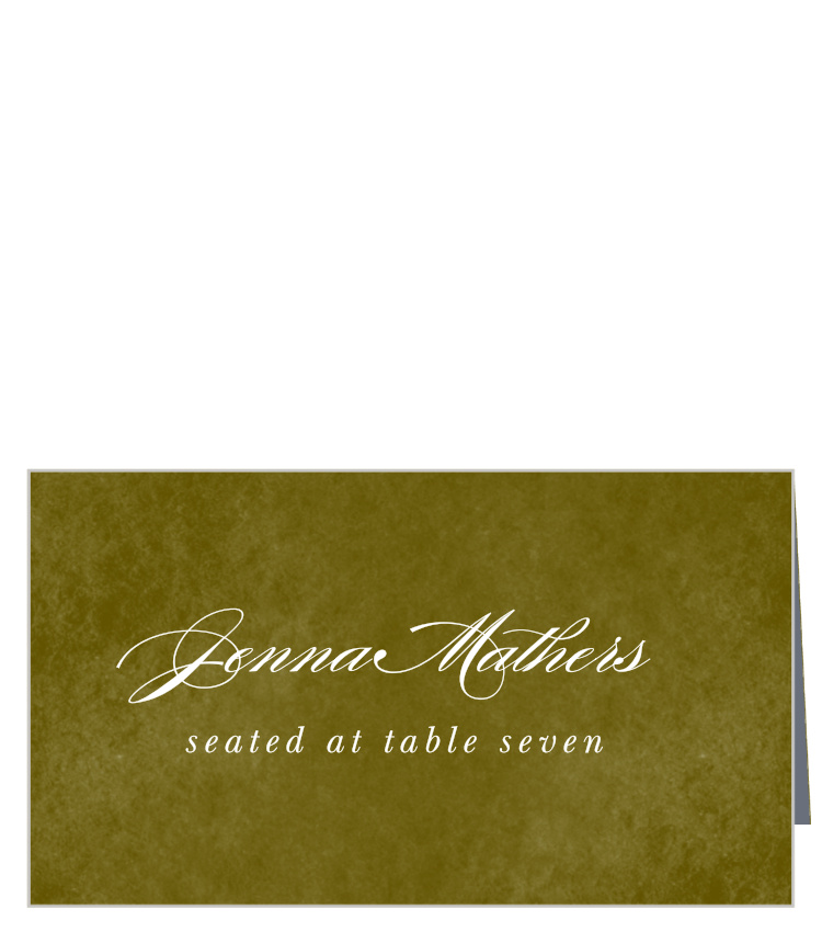 Elegant Wreath Place Cards