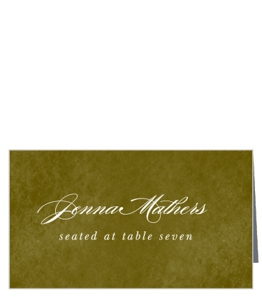 Elegant Wreath Place Cards
