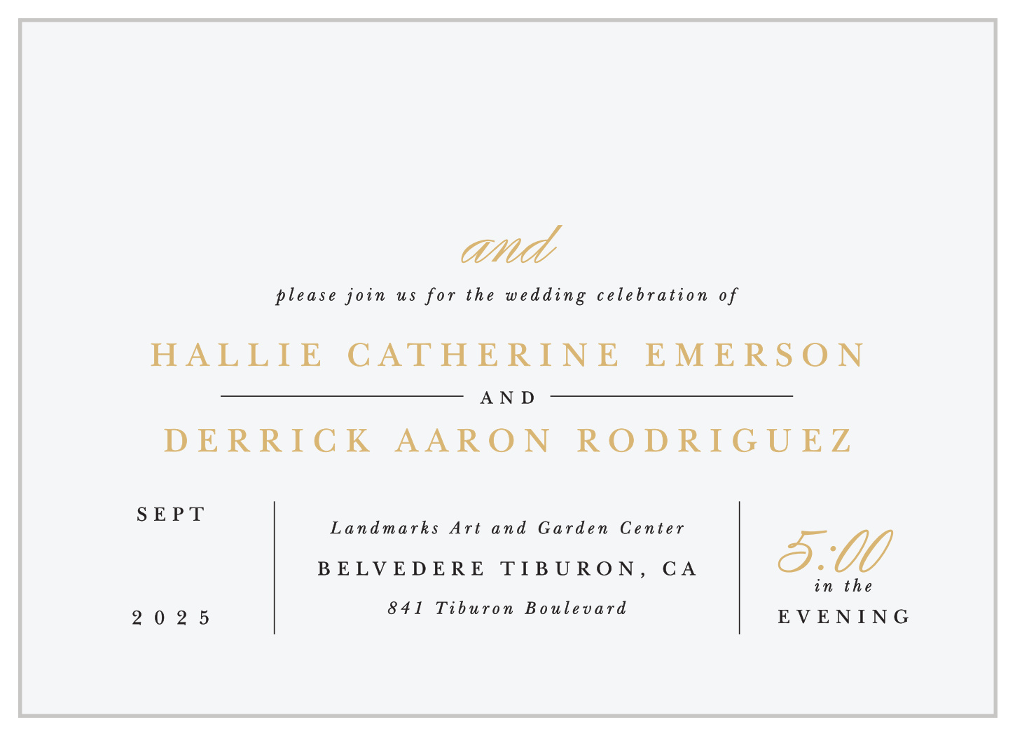 Timeless Classic Wedding Invitations