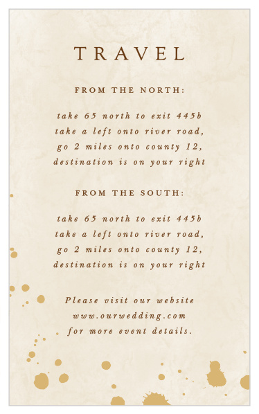 Painted Stone Direction Cards