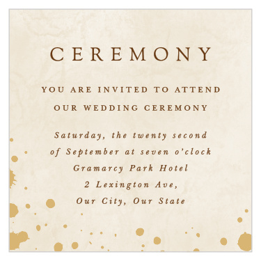 Painted Stone Ceremony Cards
