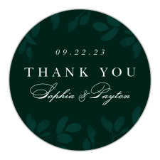 Add the perfect personalization to your invitation envelopes with our Hanging Canopy Wedding Stickers. 