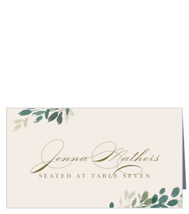 Give all your loved ones a spot on your special day with our Hanging Canopy Place Cards.
