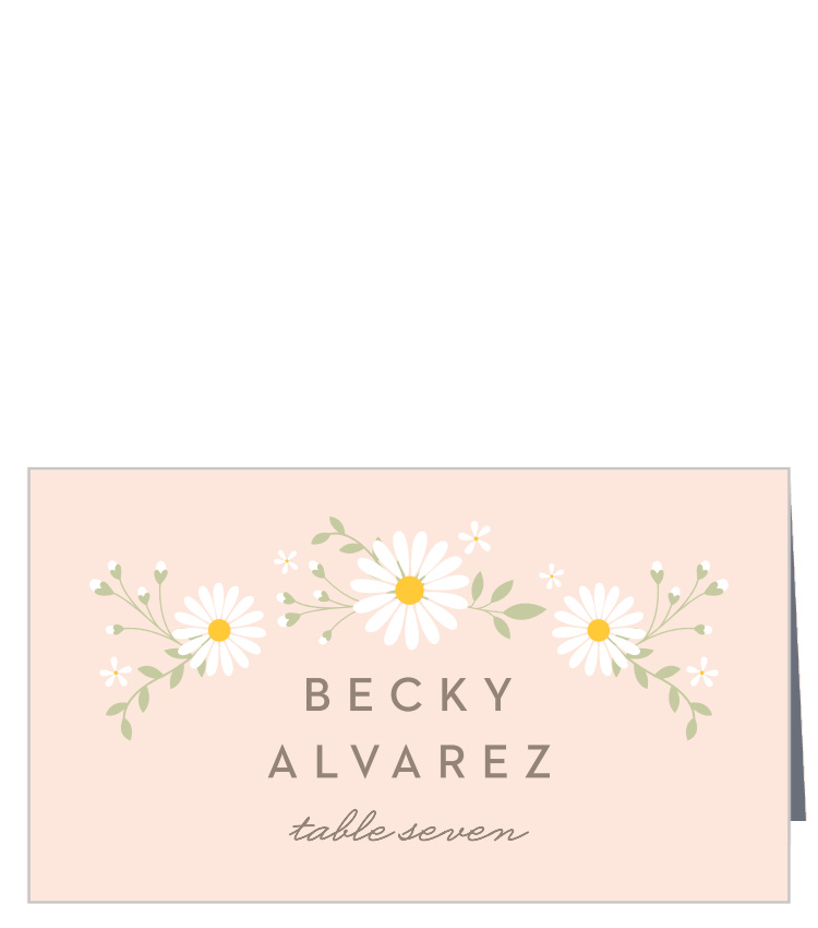 Summer Daisy Place Cards