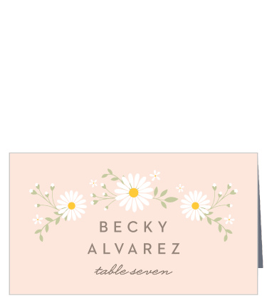 Summer Daisy Place Cards
