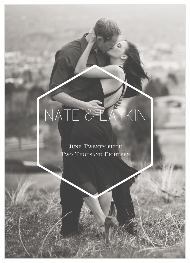 Sweet Honeycomb Wedding Invitation