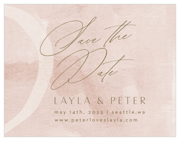 Announce your big day in style and make sure your big day is on the calendars of friends and family with our Composed Canvas Save the Date Magnets.