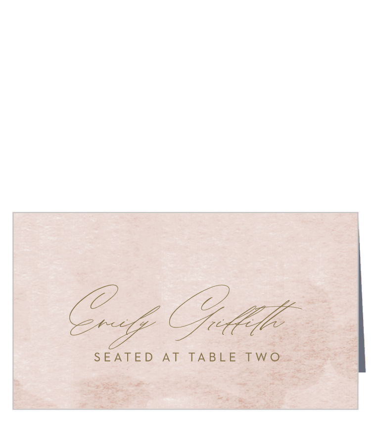 Composed Canvas Place Cards