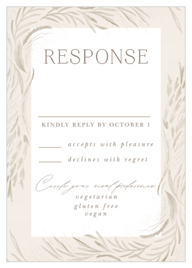 Botanical Romance Response Cards