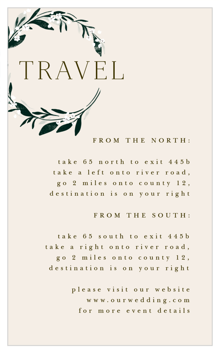Encircled Elegance Direction Cards