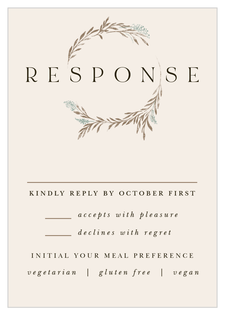Hidden Garden Response Cards