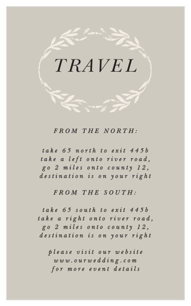 Vintage Flourish Direction Cards