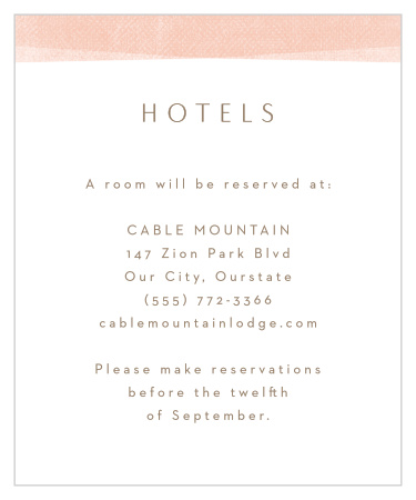 Artful Arch Accommodation Cards