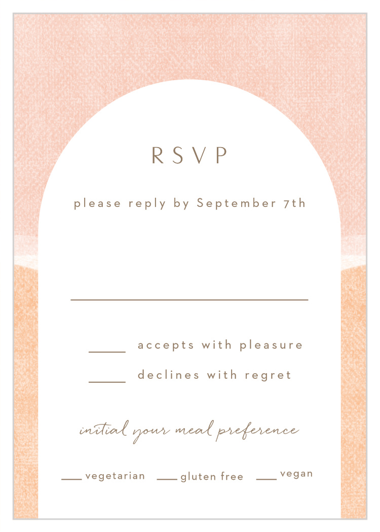 Artful Arch Response Cards