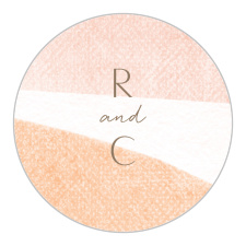 Gift loved ones with a memento of your big day or personalize your wedding invitations with our Artful Arch Wedding Stickers.