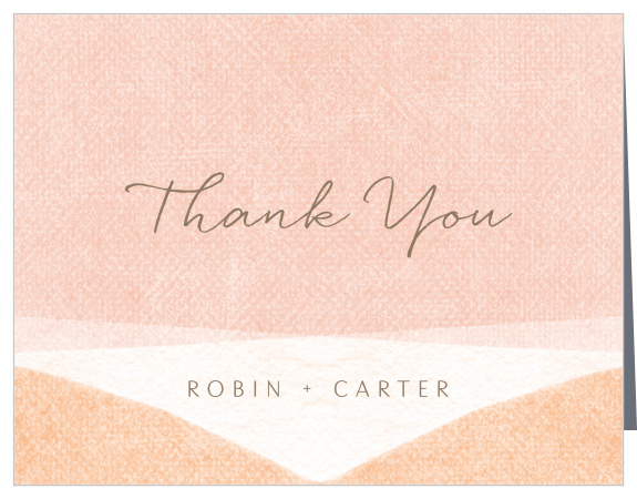Artful Arch Wedding Thank You Cards