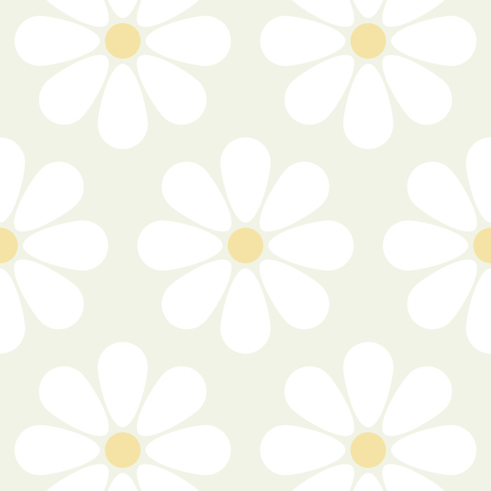 Bloom a cute garden on any wall in your home with our Daisy Chain Peel And Stick Removable Wallpaper.