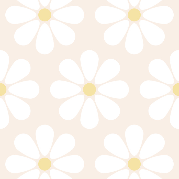Bloom a cute garden on any wall in your home with our Daisy Chain Peel And Stick Removable Wallpaper.